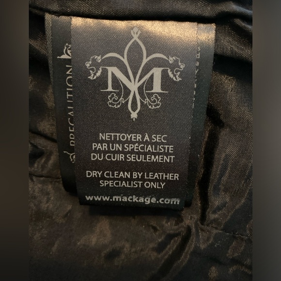 Mackage Green Moto Leather Jacket - Picture 2 of 4